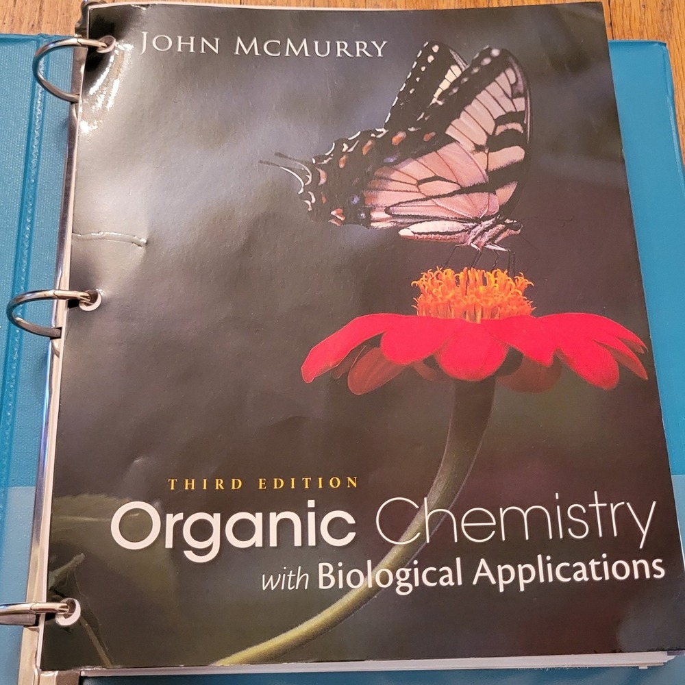 John McMurry Organic Chemistry with Biological Applications 3rd Ed Textbook